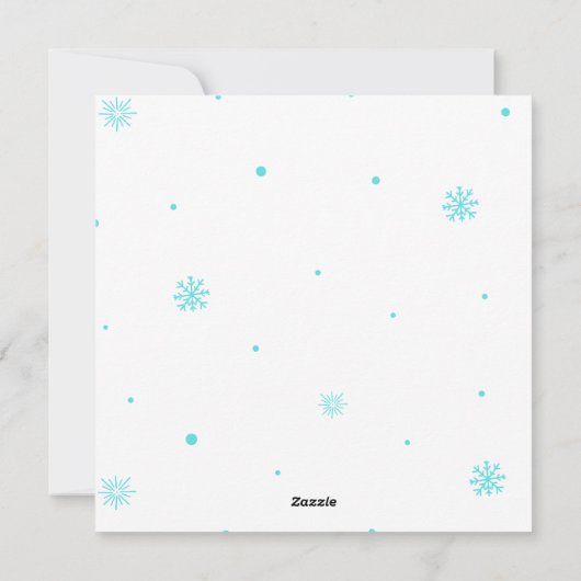 Kerstkaart van de kabouterfamilie (Achterkant)