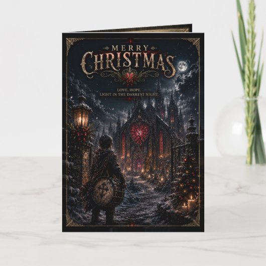 KERSTKAART VAN DE KATHEDRAAL FEESTDAGEN KAART (Voorkant)