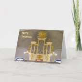 Kerstkaart van de Kerk van Berlijn de Franse Feestdagen Kaart (Voorkant)