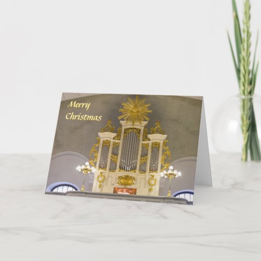 Kerstkaart van de Kerk van Berlijn de Franse Feestdagen Kaart (Voorkant)