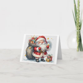 Kerstkaart van de Kerstman Feestdagen Kaart