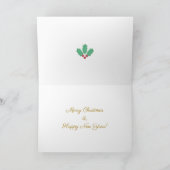 Kerstkaart van de Kerstman Feestdagen Kaart (Binnen)