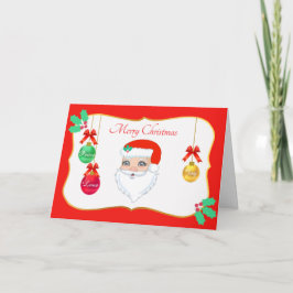 Kerstkaart van de Kerstman Feestdagen Kaart