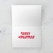 Kerstkaart van de Kerstman Feestdagen Kaart (Binnen)