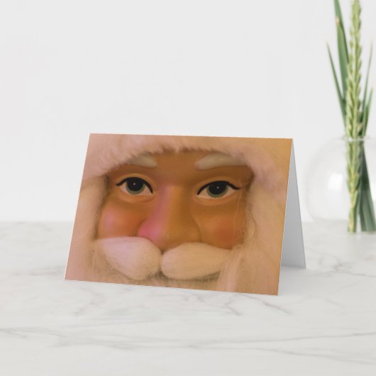 Kerstkaart van de Kerstman Feestdagen Kaart (Voorkant)