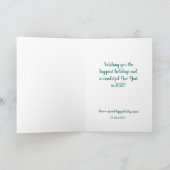 Kerstkaart van de Kerstman – Persoonlijk Kerstberi Feestdagen Kaart (Binnen)