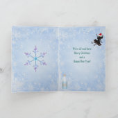 Kerstkaart van de Lovertjes van Alice & van de Feestdagen Kaart (Binnen)