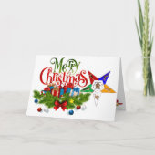 Kerstkaart van de Orde van de Oostelijke Ster Kaart (Voorkant)