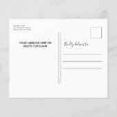 Kerstkaart van de politie Blauwe vlag (Achterkant)