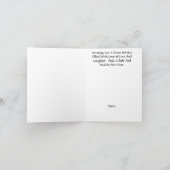 Kerstkaart van de Royal Canadian Mounted Police Kaart (Binnen)