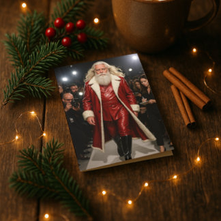 Kerstkaart van de slee van de Kerstman Feestdagen Kaart