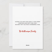 Kerstkaart van de staat Florida (Achterkant)