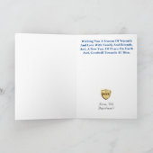 kerstkaart van de Victoriaans politie Kaart (Binnen)