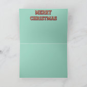 Kerstkaart van de Werkplaats van Sinterklaas Kaart (Binnen)