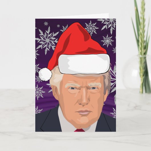 KERSTKAART VAN DONALD TRUMP KAART (Voorkant)
