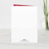 Kerstkaart van een baby pinguïn Cute 1e kerstmis Kaart (Achterkant)