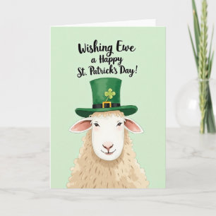 Kerstkaart van Emerald Sheep Kaart