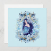 Kerstkaart van Emma Angel door Renee L Lavoie (Voorkant / Achterkant)