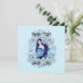 Kerstkaart van Emma Angel door Renee L Lavoie (Staand voorkant)