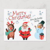 Kerstkaart van Familie gepersonaliseerd Briefkaart