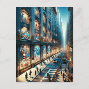 Kerstkaart van Fifth Avenue. Briefkaart