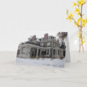 Kerstkaart van "Forepaugh's Restaurant" Kaart (Gele Bloem)