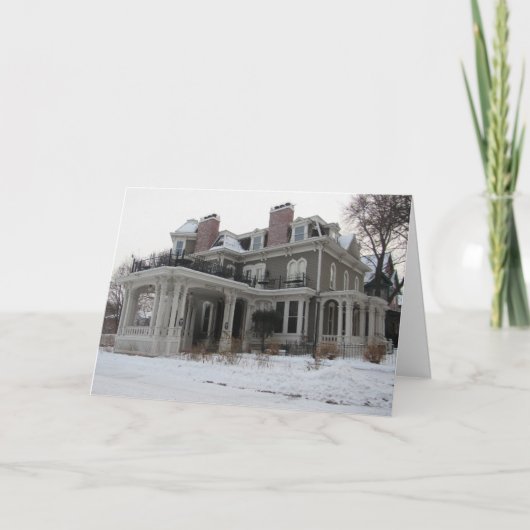 Kerstkaart van "Forepaugh's Restaurant" Kaart (Voorkant)