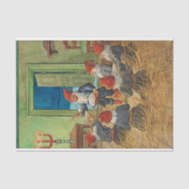 KerstKaart van Jenny Nystrom Tissuepapier