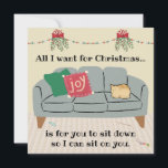 Kerstkaart van Kat, Gesneden Sinaasappel Brood Kat Kaart<br><div class="desc">Kerstkaart van Kat,  Gesneden Sinaasappel Brood Kat,  Kaart voor Kat Liefhebber,  Kat Moeder Kaart,  Kat Vader Kaart</div>