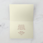 Kerstkaart van Kerstman en Puppy die een dutje doe Kaart (Binnen)