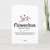 Kerstkaart van Martini van de Geest van de Feestdagen Kaart (Achterkant)