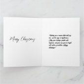 Kerstkaart van meneer en mevrouw Santa Kaart (Binnen)