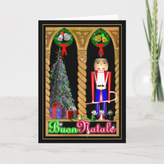 Kerstkaart van Natale van Buon de Italiaanse Feestdagen Kaart