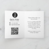 Kerstkaart van onroerend goed bedrijf kaart (Binnen)