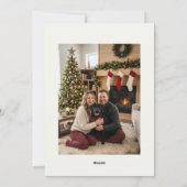 Kerstkaart 'Van Ons Thuis naar Jouw Thuis' (Achterkant)