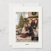 Kerstkaart 'Van Ons Thuis naar Jouw Thuis' (Achterkant)