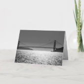 Kerstkaart van San Francisco Feestdagen Kaart (Achterkant)