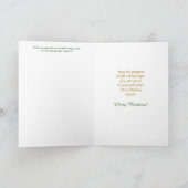 Kerstkaart van Shepherd Feestdagen Kaart (Binnen)