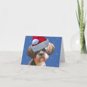 Kerstkaart van Shih van Tzu de "Betsy" Feestdagen Kaart (Voorkant)