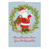 kerstKaart van uw huisvader (Voorkant)