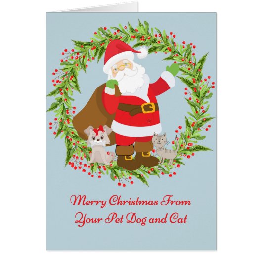 kerstKaart van uw huisvader (Voorkant)