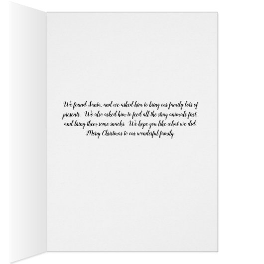 kerstKaart van uw huisvader (Binnen (Rechts))