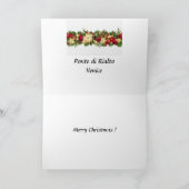 kerstkaart - Venetië Feestdagen Kaart (Binnen)