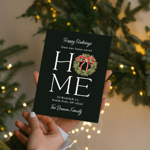 Kerstkaart verhuizing aankondiging