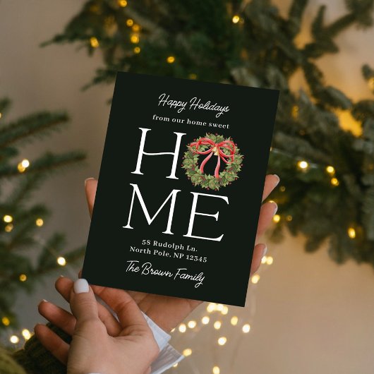 Kerstkaart verhuizing aankondiging