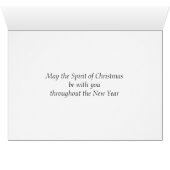 kerstKaart - Village Scene (Binenzijde Horizontaal (Onderkant))