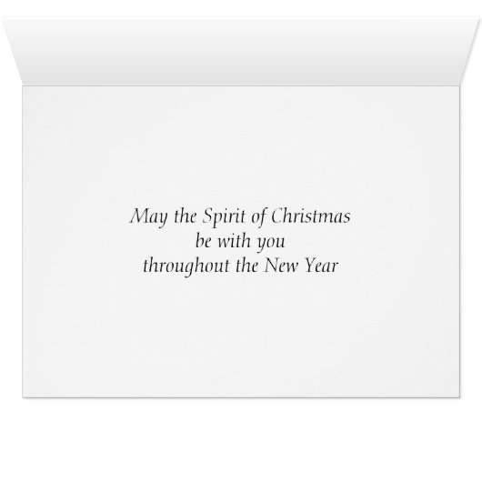 kerstKaart - Village Scene (Binenzijde Horizontaal (Onderkant))