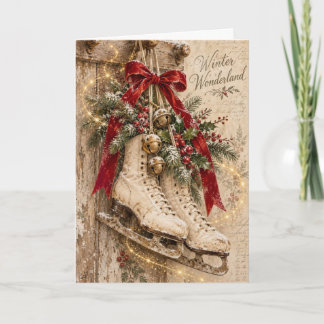 Kerstkaart - Vintage Scene - V4 Kaart
