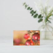 Kerstkaart Visitekaartje (Staand voorkant)