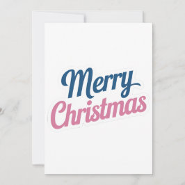 Kerstkaart Vlakke Kerstkaart